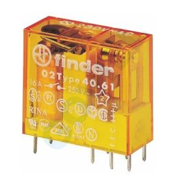 Finder mini printrelé 1 váltóérintkező 16A